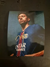 PSG FOOTBALL 20x15cm HAND SIGNED AUTOGRAPH Marquinhos Autograph 