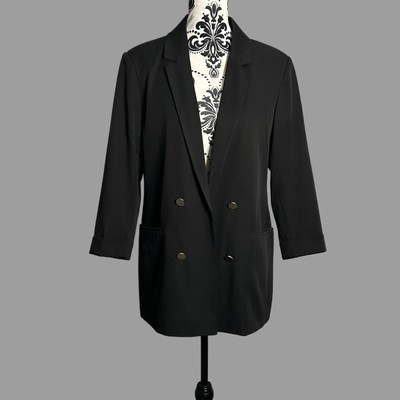 Stradivarius Black Open Blazer Size XL