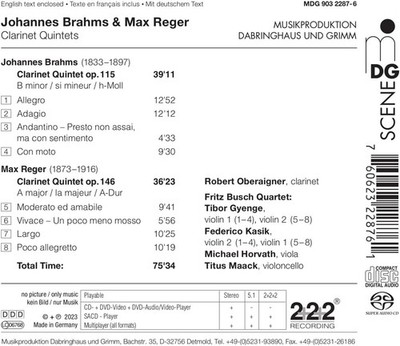 Johannes Brahms Johannes Brahms: Clarinet Quintet Op. 115/... (CD)