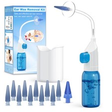Ear Wax Removal Kit, Ear Cleaning Kits Manual Safe Ear Irrigation Flushing Sy...