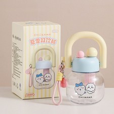 2025 New Chiikawa Big Belly Cup Tritan Small Hachiji Straw Cup Gift-800ml