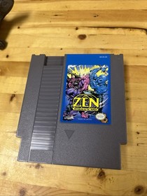 Konami Zen: Intergalactic Ninja Nintendo NES Cart And Dust Jacket