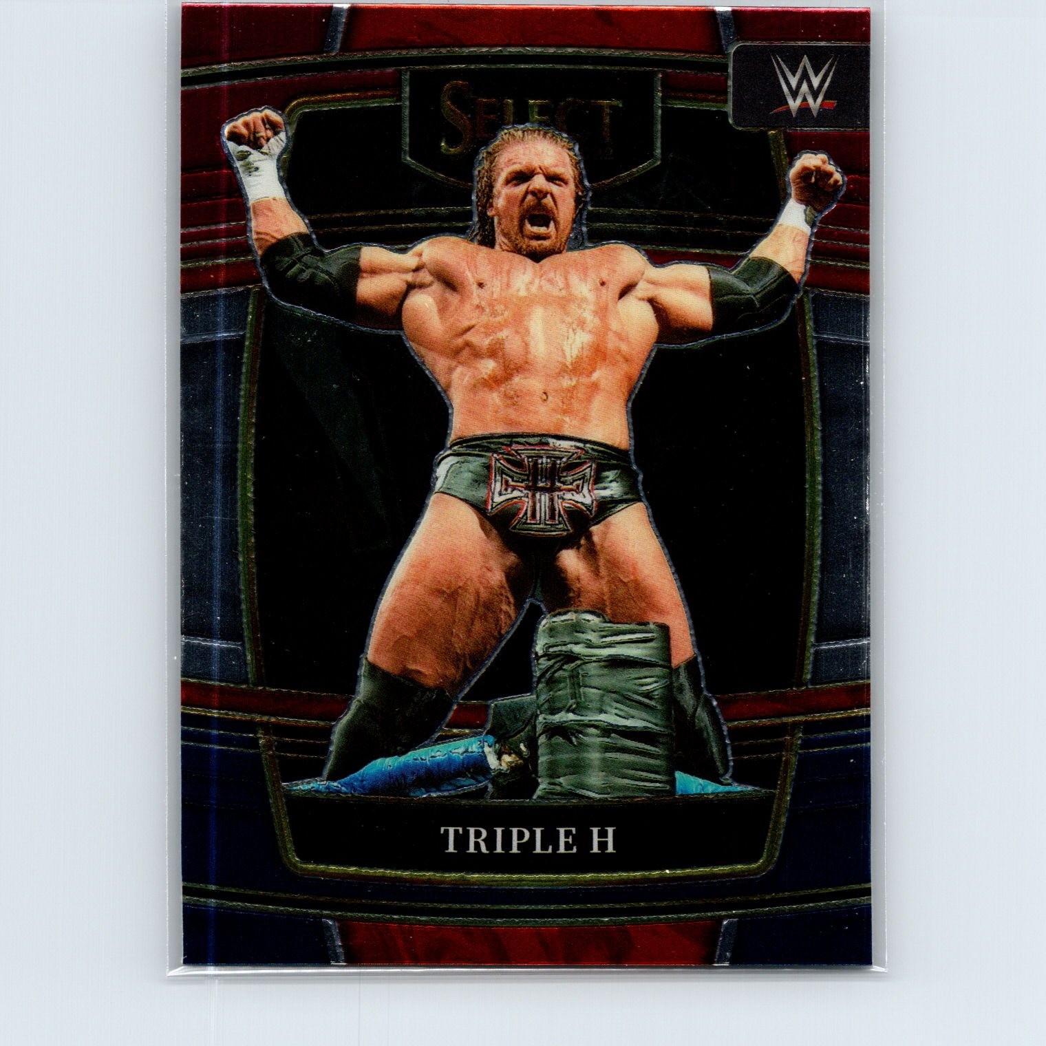 2022 Panini Select WWE Triple H #40 Red & Blue