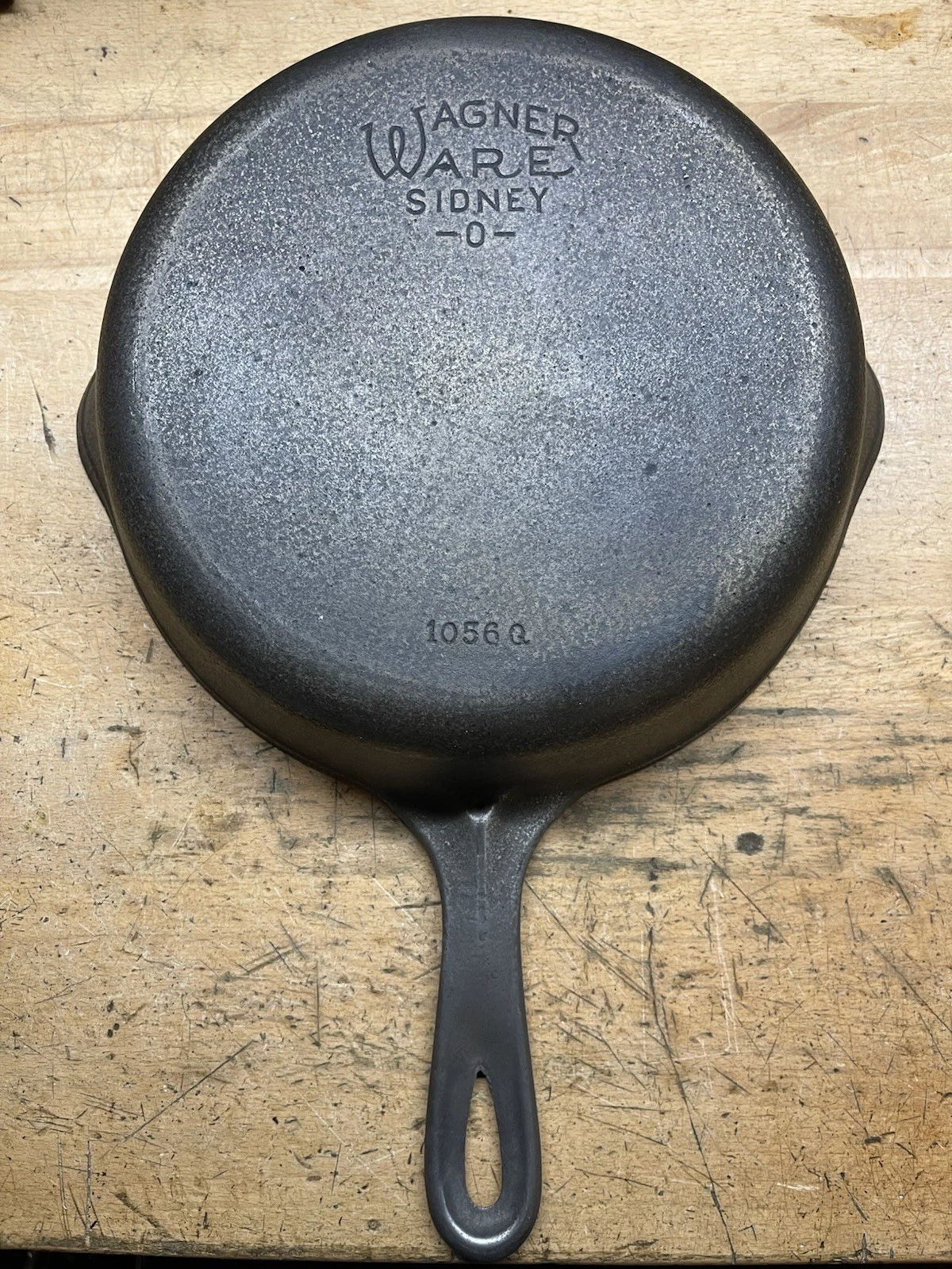 Rare Vintage Wagner Ware Sydney O Cast Iron Frying Pan 9 Inch No 6 1056Q