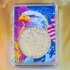 1891 P MORGAN 90% Fine Silver Dollar Custom Slab/Case PHILADELPHIA MINT COIN $1