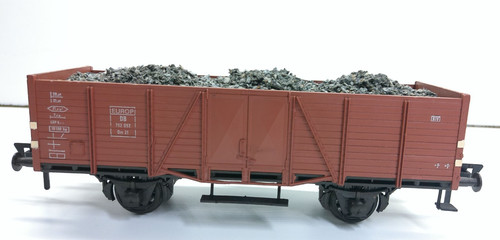 Pola Maxi Spur 0 Hochbordwagen mit Ladung 752 052 - ohne OVP # 6259 | Zustand: Gebraucht
