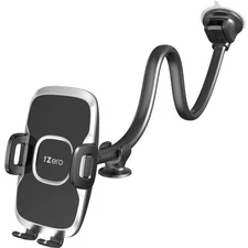 Solid Car Truck Phone Mount Holder with 14-Inch Gooseneck Long Arm, Windshiel...