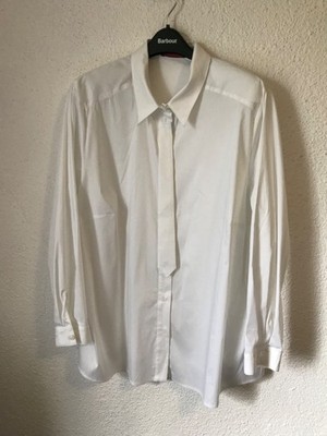   Bluse weiß D 54 - Sempre piu -Kravatte abnehmbar - Top Zustand  