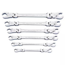 Metric Flex Flare Nut Ratcheting Wrench Set 6-piece Metric Flex Flare Nut Ratcheting Wrench Set 6-piece