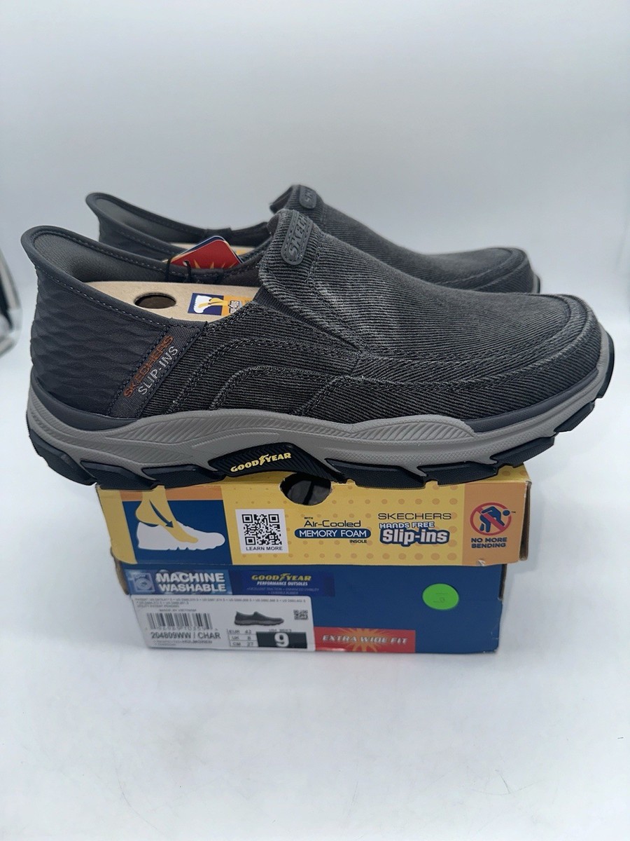 Skechers Respected Holmgren Charcoal Mens Athletic Goodyear  display picture 2