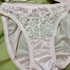 Xl Floral Lace Briefs Elegant Panties Luxury Classic Vintage Bikini Nylon Silk
