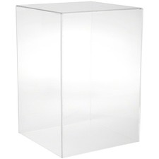 Plymor Vetrina Acrilica Trasparente Senza Base, 12" L x 12" P x 18" H