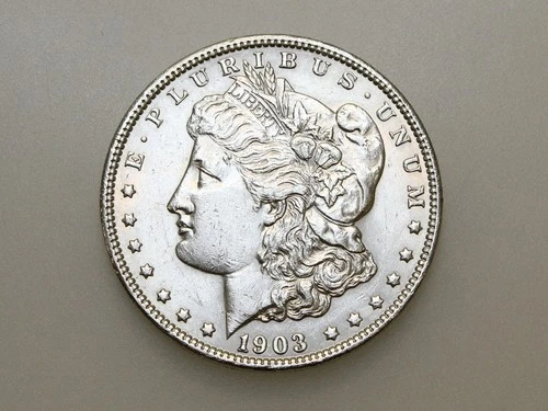 1903-P $1 MORGAN SILVER ONE DOLLAR CH/GEM BU