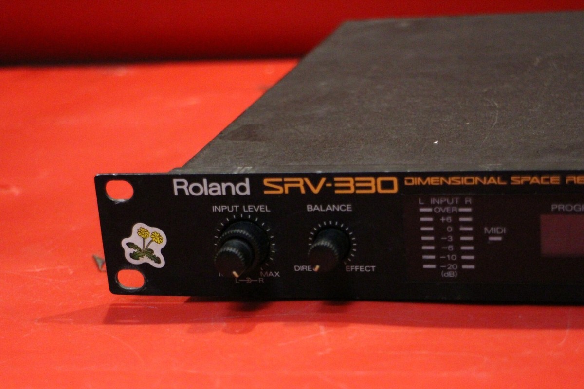 USED Roland SRV 330 Digital Reverb Rack Effect Vintage U1923