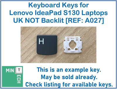 Tastatur Ersatz Tasten für Lenovo Ideapad S130 14'' Laptops UK NICHT Hintergrundbeleuchtung