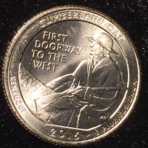 2016 P Cumberland Gap National State Park Quarter Kentucky America Th Beautiful - 第 1/1 張圖片