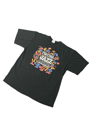 Camiseta vintage 1997 Montreal Jazz Festival para hombre talla grande puntada única - Imagen 7 de 8