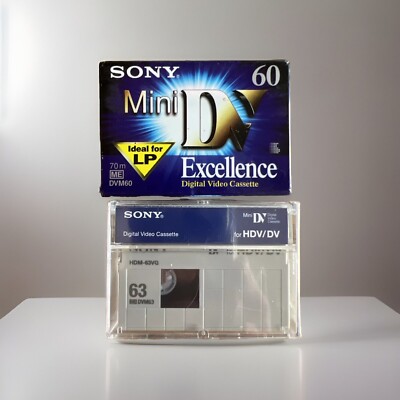 Lot De 10 Cassettes MiniDV Sony Premium – 60 Min SP / 90 Min LP