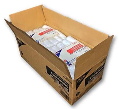 Case of Conforming Stretch Gauze, 96 Clean Wrapped Rolls, 4''x4.1yds By Dukal 
