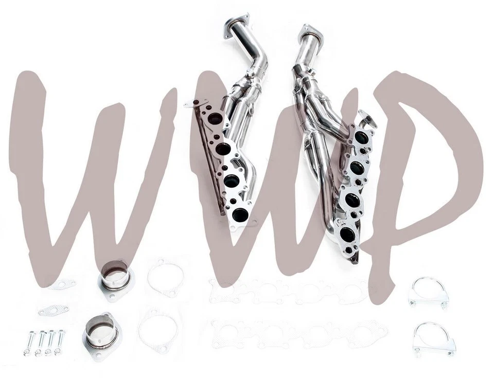 OPENBOX Stainless Steel Exhaust Manifold Header For 07-20 Toyota Tundra 5.7L V8 - Image 2 of 3