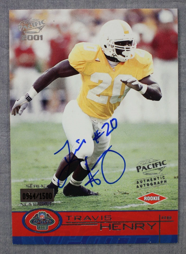 (2) Autógrafo Travis Minor Florida State Miami 2001 Fleer & Pacific Rookie Foto 2 de 4