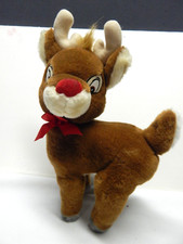 Vintage Applause Rudolph The Red Nosed Reindeer Plush 11" Stuffed Animal