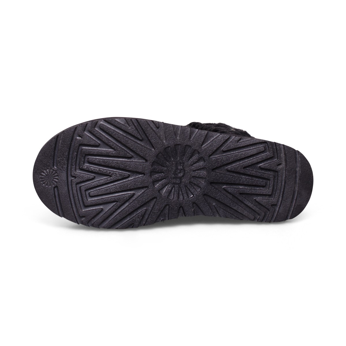UGG CLASSIC SHORT VILLA KNIT BLACK WOOL ANKLE COZY WOMEN'S