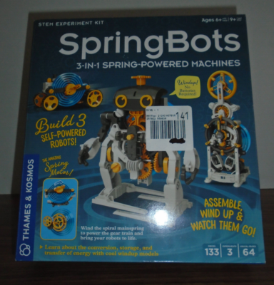 知育玩具 spring3 Spring Bots 3 in 1 Spring Powered Machines STEM Experiment Kit