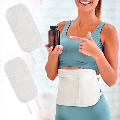 Aid Sleep Cotton Blend For Liver Detox Castor Oil Pack Wrap kit Reusable New - Picture 5 of 13
