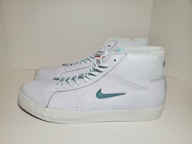 Size 14 - Nike Zoom Blazer Mid Premium SB White Glacier Ice Jewel 2020 for sale online | eBay