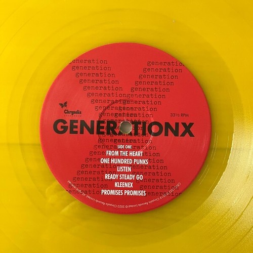 GENERATION X LP X Generation YELLOW Heavyweight VINYL RECORD STORE DAY 2023 Seal - Picture 4 of 10