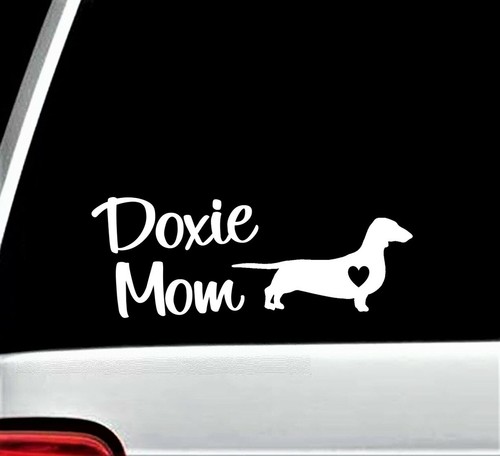 Dachshund Doxie Mom Decal Sticker for Car Window Wiener Dog Pet Gift BG 376 - Picture 6 of 6