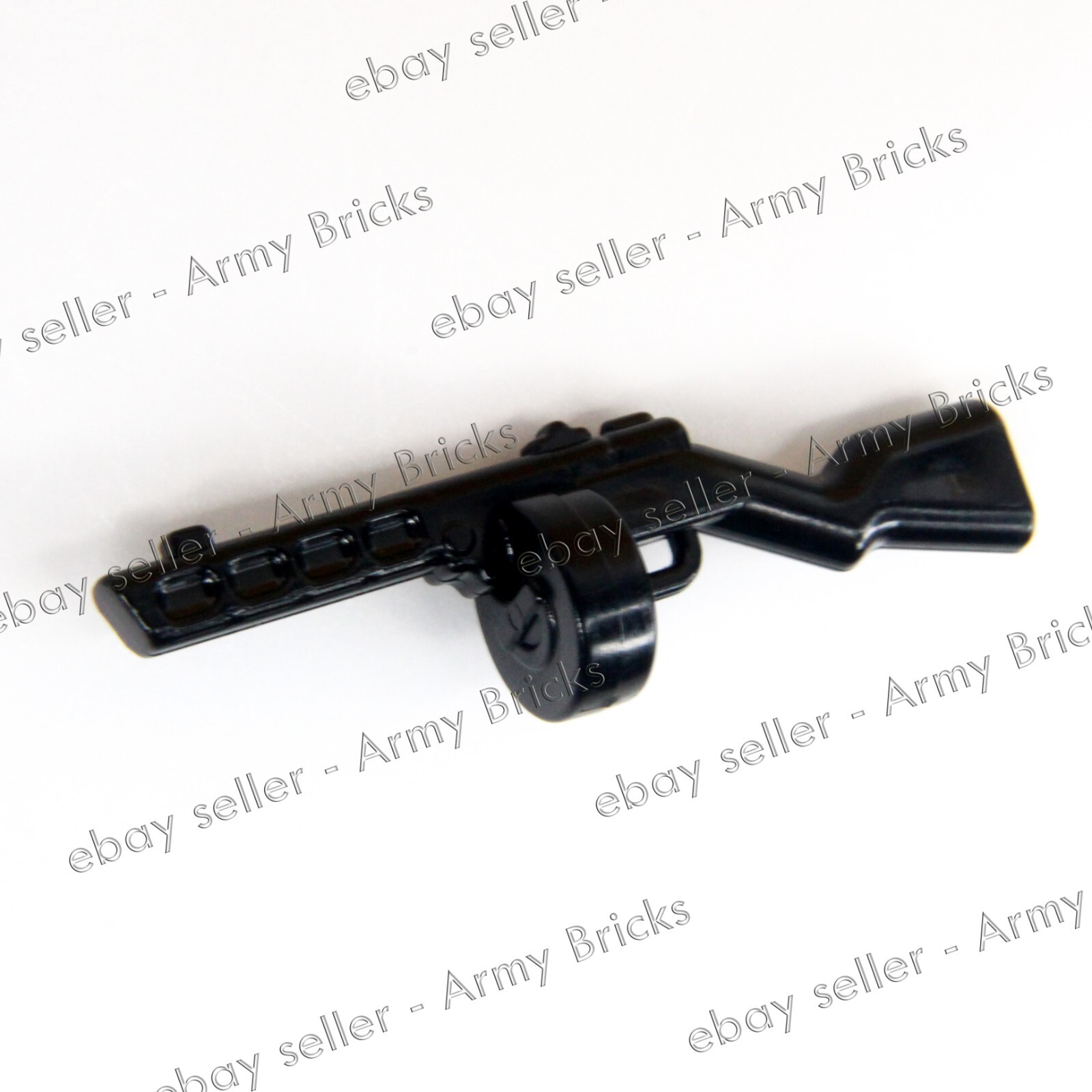 WW2 German PPSh41 SMG Submachine Gun w/ Removable Drum Mag • CUSTOM