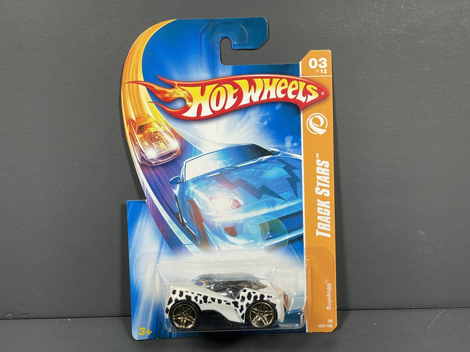 2008 HOT WHEELS Supdogg 3/12, White, Series Collectors #103