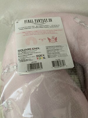 Final Fantasy XIV Ambystoma Axolotl Neck Pillow Plushie Plush