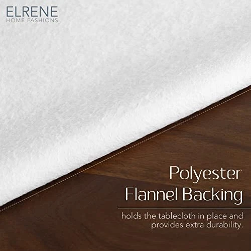 Home Fashions Savannah Boho Paisley Water- and Stain 60"x102" Rectangle Taupe - Image 3 of 4