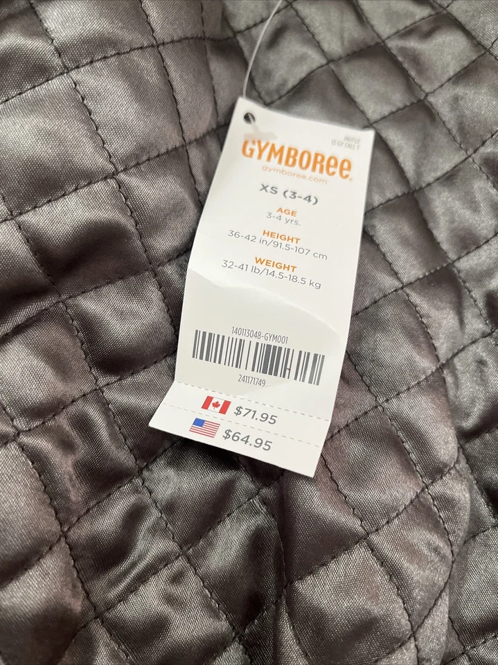 Chaqueta Abrigo Gymboree Terciopelo Amarillo XS 3/4 NUEVA CON ETIQUETAS Niñas Foto 4 de 4