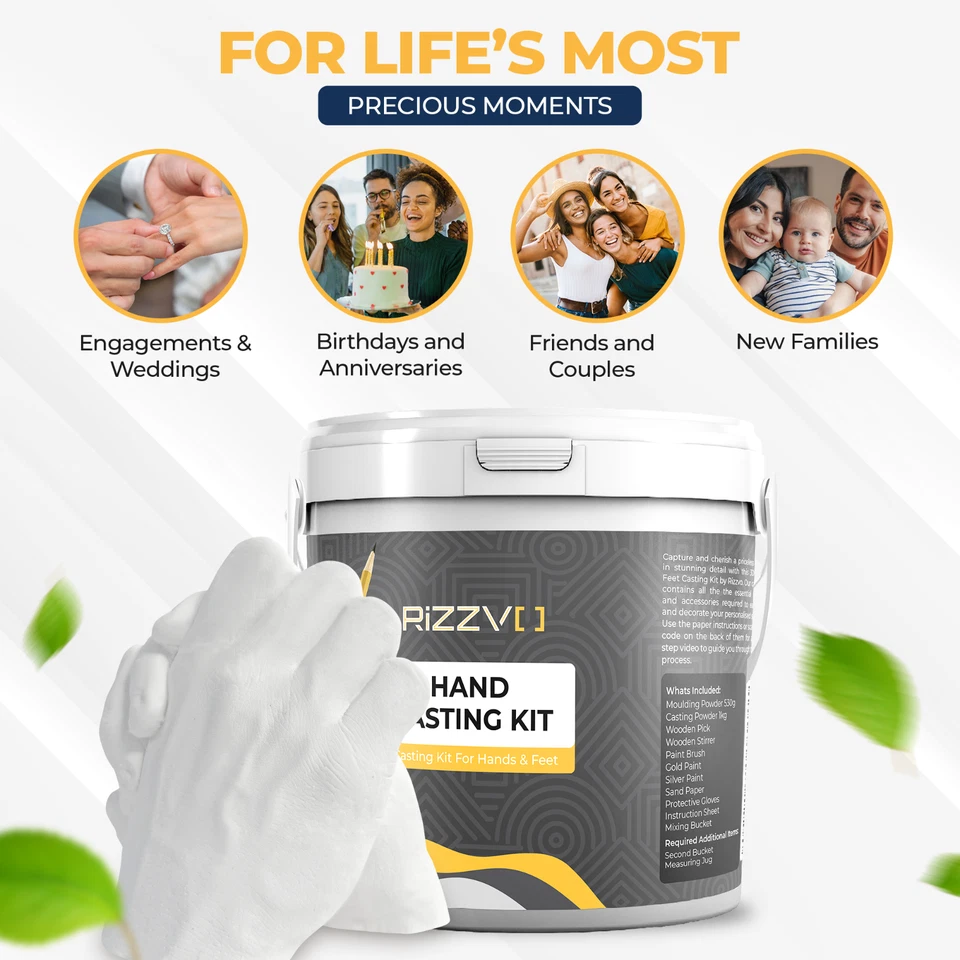 Hand Casting Kit - Hand Moulding kit - New Born Gift - Couple Gift - Anniversary - Image 2 of 4