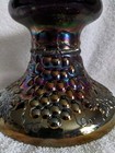 Northwood Grape And Cable Sm Punch Bowl Base Deep Amethyst              (Radium) — photo 2