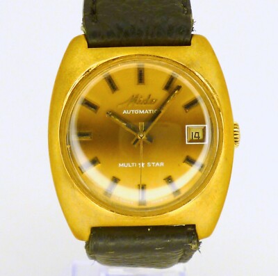 Mens 70´s MIDO MultiStar Automatic caliber ETA 2783 serviced 37mm