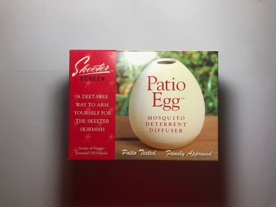 Patio Egg: Mosquito & Insect Deterrent & Diffuser: Includes Essential