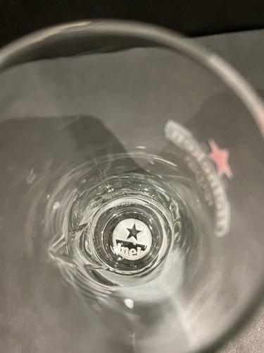2x Heineken Half Pint Glasses - 10oz Half Pint to Brim Glass - Bar - Brand New - Picture 5 of 7