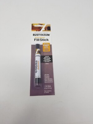 Rust-Oleum Wood Repair Fill Stick, Gray, .5 Oz. Stick, Quick & Easy Wood Repair