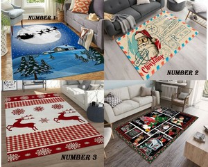 Christmas Rug, Reindeer Christmas Area Rug, 2022 Happy New Year's Rug | Ebay