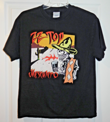 ZZ TOP MESCALERO ~ HELL RAISERS 2003 CONCERT TOUR T SHIRT - SZ L