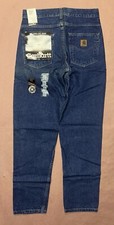 Vintage 1990  s Carhartt Blue Jeans, Relaxed Fit, Deadstock NWT, Size 29x30