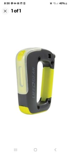LifeGear 41-3932 USB-Rechargeable Clip-Light Flashlight 250 Lumen - Picture 1 of 8