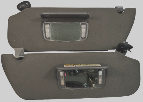 Juego de parasol Ford Explorer 95-01 OEM - gris oscuro, pantallas dobles, espejo retrovisor iluminado - Imagen 2 de 5