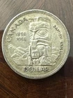 1958 Canada Silver Dollar Totem Pole British Colombia #11