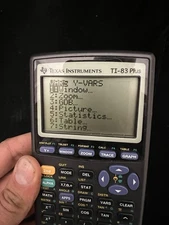 Texas Instruments TI-83 Plus Graphing Calculator & Cover See Description